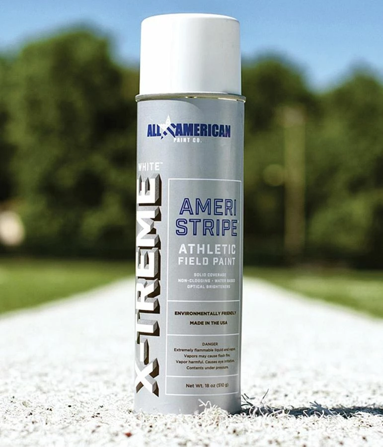 Ameri-Stripe XTREME WHITE Athletic Aerosol Turf Paint, 18oz 2 Ameri-Stripe XTREME WHITE Athletic Aerosol Turf Paint, 18oz - Image 2