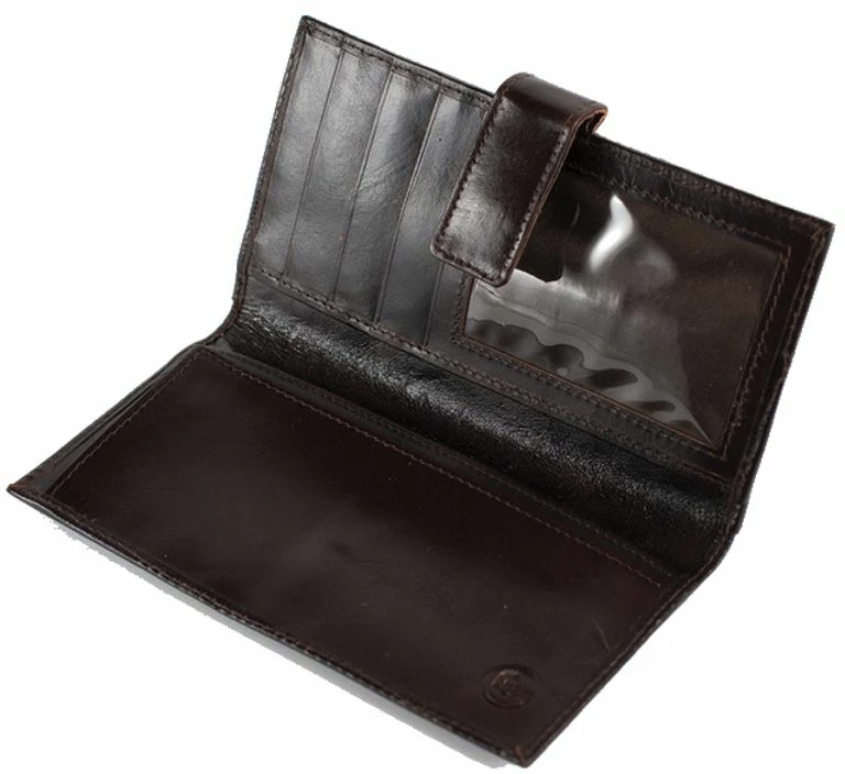 Leather Football Checkbook Wallet 2 Leather Football Checkbook Wallet - Image 2