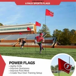 POWERNET Sports Flags, Set/6 -Football Shop Online a11 794 03