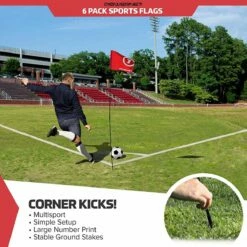 POWERNET Sports Flags, Set/6 -Football Shop Online a11 794 04