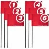 POWERNET Sports Flags, Set/6