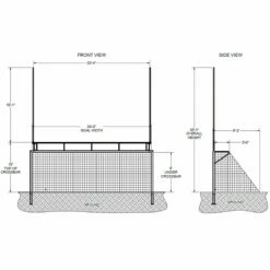 Kwik Goal Combination Official Football/Soccer Goal -Football Shop Online a12 565 diagram
