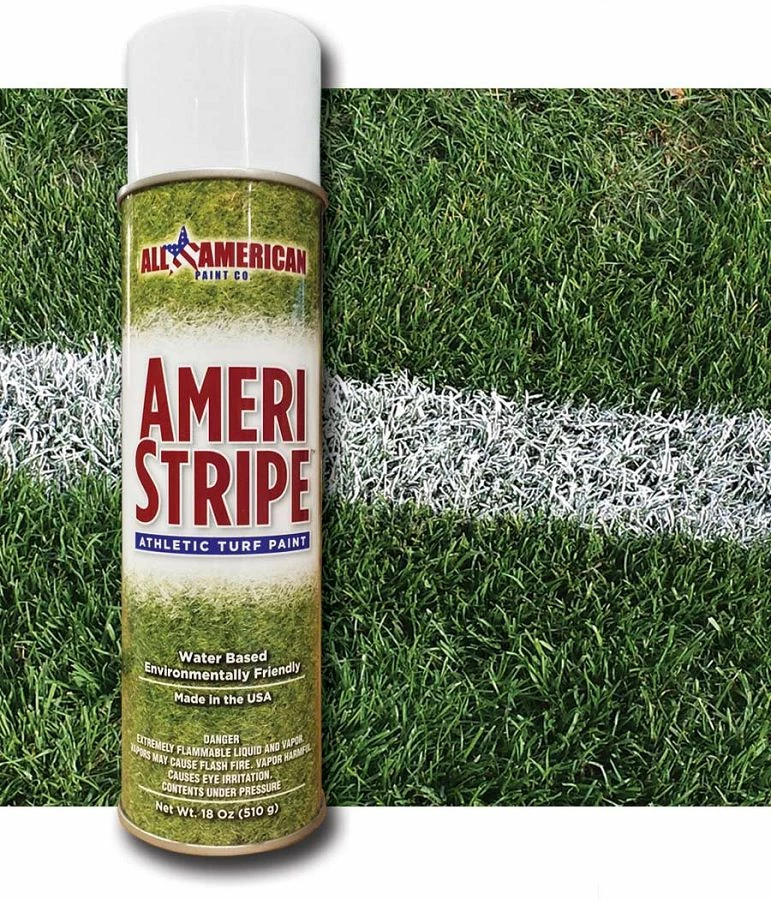 Ameri-Stripe Athletic Aerosol Field Marking Turf Paint, 18oz., WHITE 1 Ameri-Stripe Athletic Aerosol Field Marking Turf Paint, 18oz., WHITE