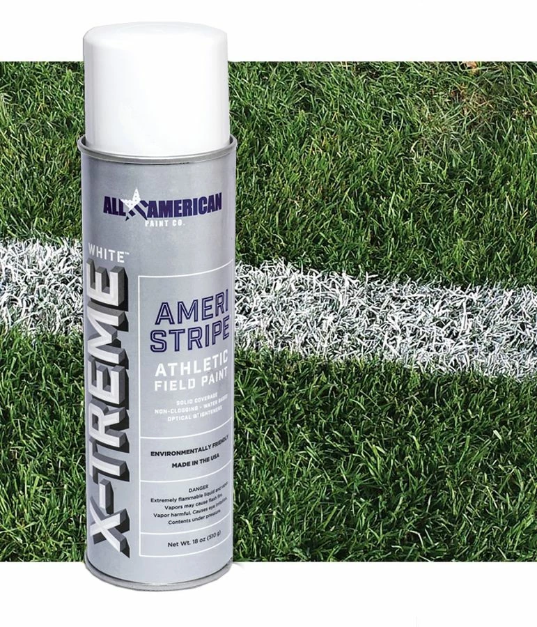 Ameri-Stripe XTREME WHITE Athletic Aerosol Turf Paint, 18oz 1 Ameri-Stripe XTREME WHITE Athletic Aerosol Turf Paint, 18oz