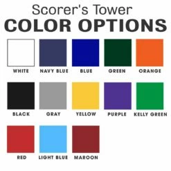 Kwik Goal Portable Scorer/Coach's Tower -Football Shop Online a47 002 color chart