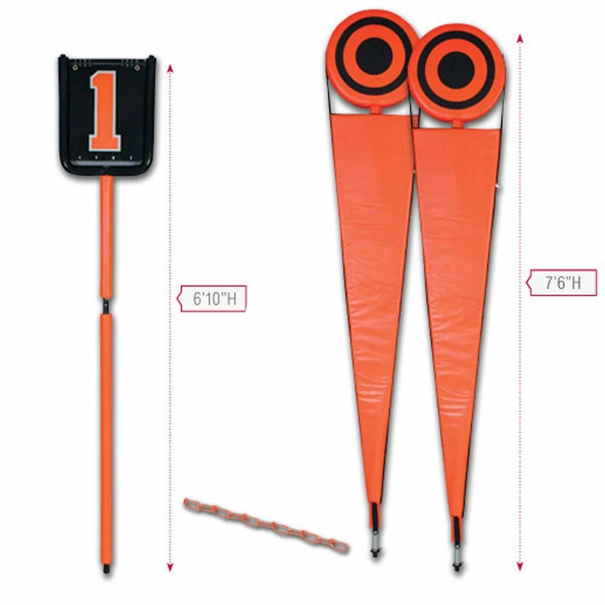 Champro Deluxe Football Chain Set & Down Box Set 2 Champro Deluxe Football Chain Set & Down Box Set - Image 2