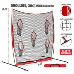 POWERNET 8'x8' Football QB Pass Accuracy Trainer Net -Football Shop Online a47 026 04