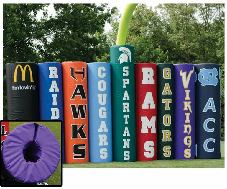 Fisher 13" dia. PRO ENCLOSED Football Goal Post Pads, GPP-401 (pair) 1 Fisher 13" dia. PRO ENCLOSED Football Goal Post Pads, GPP-401 (pair)