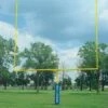 Bison Official High School Football Goal Posts, 4-1/2'' dia, YELLOW, FB45HS-SY