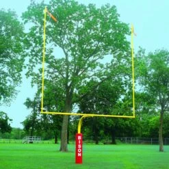 Bison Official College Football Goal Posts, 5-9/16'' dia., Yellow, FB55CG-SY
