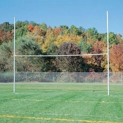 Jaypro H-Frame Football Goal Posts, WHITE POWDER COATED, HFGP-3