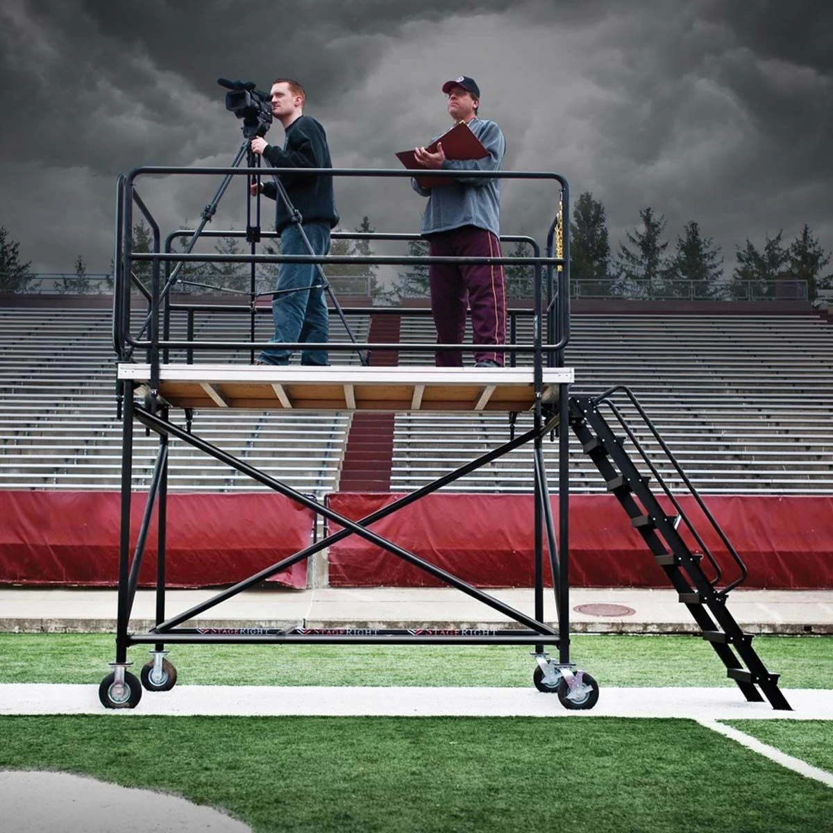 Rogers Portable Coaching Command Tower 1 Rogers Portable Coaching Command Tower