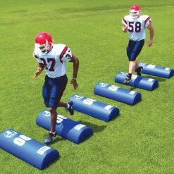 Fisher 8''H x 16''W x 42''L Half Round Football Dummy, HR428