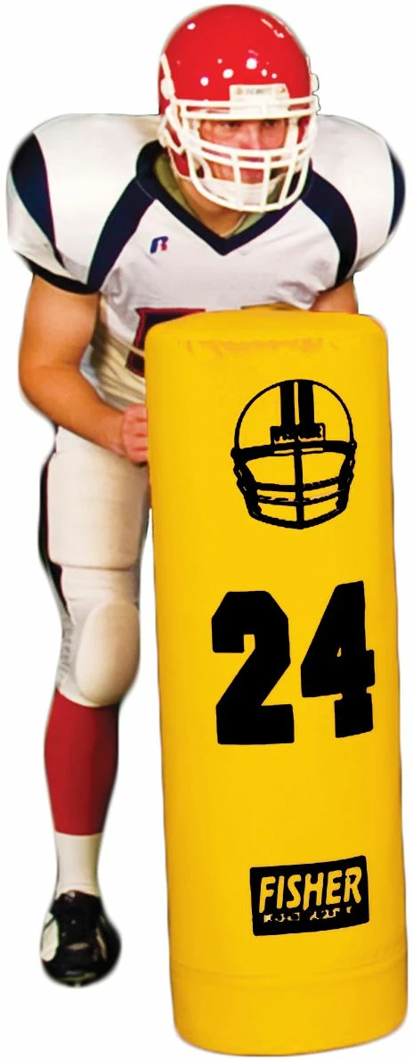 Fisher 42"H Stand Up Football Dummy, 14" Dia., SUD-4214 1 Fisher 42"H Stand Up Football Dummy, 14" Dia., SUD-4214
