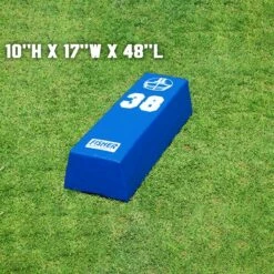 Fisher 10''H x 17''W x 48''L Stepover Football Dummy, SO4838 -Football Shop Online a47 371 new size