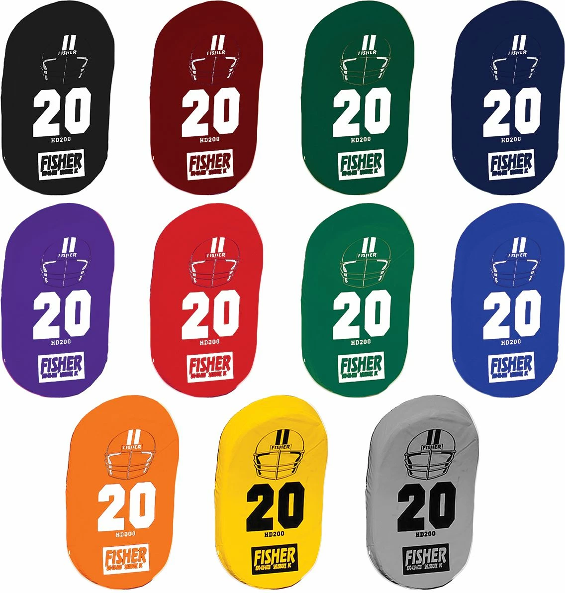 Fisher Atlantic Curved Football Body Shield, HD200 2 Fisher Atlantic Curved Football Body Shield, HD200 - Image 2