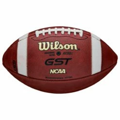 Wilson GST NFHS Official Leather Game Football