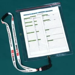 Fisher (3pk) 8.5"x11" Football Coach Third Hand Game Plan Protector, THS