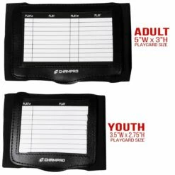 Champro SINGLE Quarterback Playbook Wrist Band Maroon -Football Shop Online a47 625 top view