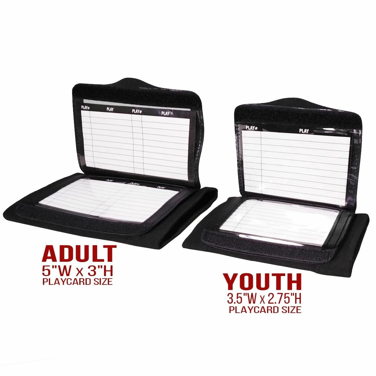 Champro TRIPLE Quarterback Playbook Wrist Band Black 3 Champro TRIPLE Quarterback Playbook Wrist Band Black - Image 3