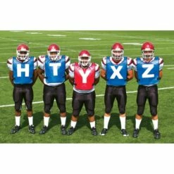 Fisher Set of 5 Football Scrimmage Scout Vests, SV200