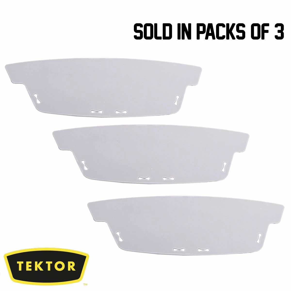 TEKTOR 3/pk Football Facemask Nose & Mouth Shields 2 TEKTOR 3/pk Football Facemask Nose & Mouth Shields - Image 2