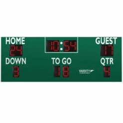 Varsity Scoreboards 7416 Football Scoreboard, 16'W x 5'H