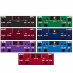 Varsity Scoreboards 7424 Football Scoreboard, 24'W x 8'H -Football Shop Online a91 166 new 21 colors 2