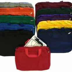 Coaches Portfolio Bag, 12-1/2''x18-1/2"x2'' Black 3 Coaches Portfolio Bag, 12-1/2''x18-1/2"x2'' Black -Football Shop Online a94 535colors 1